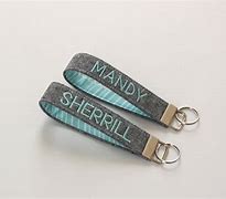 Image result for Personalized Fabric Key Chains