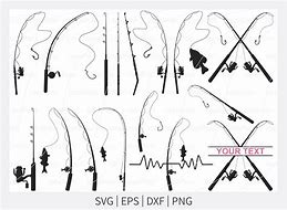 Image result for Fishing Rod Stencil