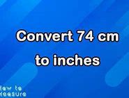 Image result for 74 Cm