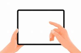 Image result for Tablet in Hand Art Clip