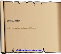 Image result for contundir