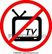 Image result for No TV Clip Art