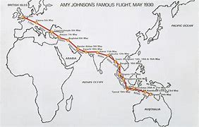 Image result for Amy Jonhson Map