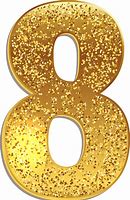 Image result for Birthday 8 Gold