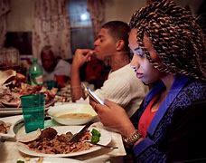 Image result for People On Phones at Table