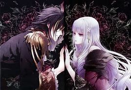 Image result for Anime Gothy Couple PFP