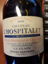 Image result for Gerard Bertrand Coteaux Languedoc Clape L'Hospitalet