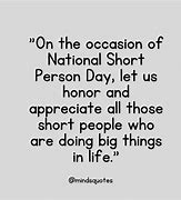 Image result for Short Person Day