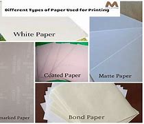 Image result for printers papers type