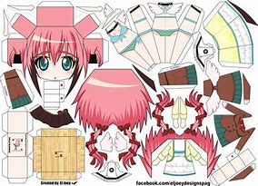 Image result for Papercraft Anime