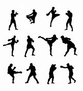 Image result for Muay Thai Silhouette