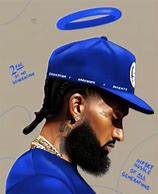 Image result for Nipsey Hussle Blue Background