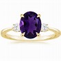 Image result for Purple Diamond and Emerald Ring