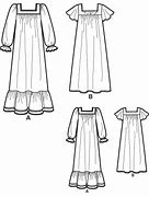 Image result for Nightgown Template