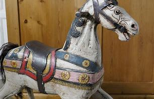 Image result for Antique Rocking Horse