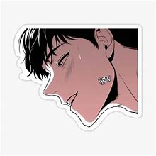 Image result for Korean Anime Boy Mask Stickers