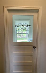 Image result for Decorative Laundry Room Door