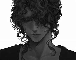 Image result for Anime Guy with Curly Hair