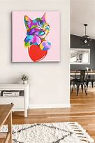 Image result for Cat Canvas Wall Art