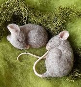 Image result for Needle Felt Sleeping Mouse