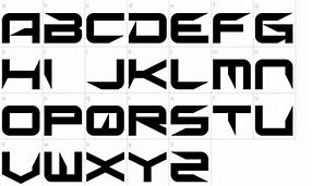 Image result for Sharp Letters