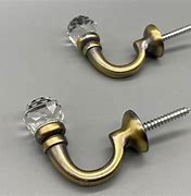 Image result for Curtain Tie Back Hooks