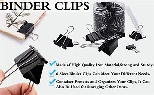Image result for Jumbo Binder Clips 4 Inch