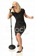 Image result for Woman Singing Microphone