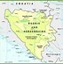 Image result for Map of Bosnia with Cities