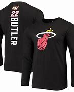 Image result for Black Playoff Miami Heat Shirt