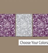 Image result for Wall Art with Grey and Purple