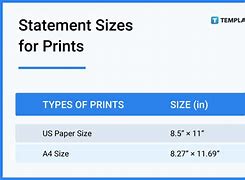Image result for Statement Size Paper
