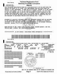 Image result for CA DMV Receipt ID Template