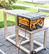 Image result for Adjustable Height Table Saw Stand