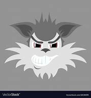 Image result for Coyote Evil Face Cartoon