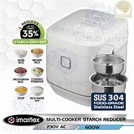 Image result for Imarflex Starch Reducer Rice Cooker