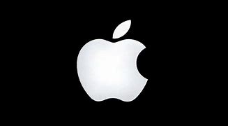 Image result for White Apple Logo Black Background