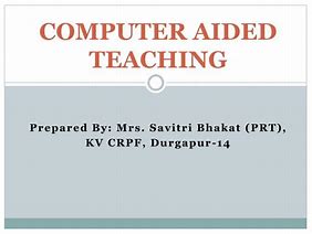 Image result for Computer Aided Training Method PPT