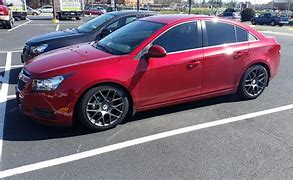 Image result for 2015 Chevy Cruze Dark Red and Black Rims