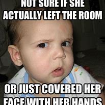 Image result for Peek A Boo Baby Meme