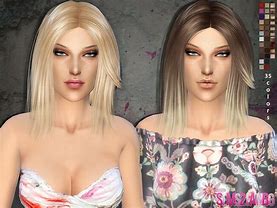 Image result for Sims 4 Medium Hair CC