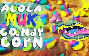 Image result for Alolan Muk Candy Corn Pokemon