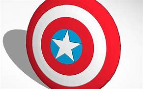 Image result for Captain America Shield 3D Print Tinkercad