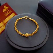 Image result for 24K Gold Curb Chain Bracelet