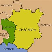 Image result for Chechnya and Dagestan Map