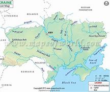 Image result for Ukraine Rivers Map