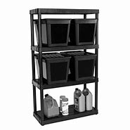 Image result for 4 Tier Plastic Shelf