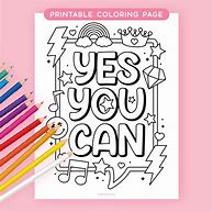 Image result for Yes You Can Coloring Sheets