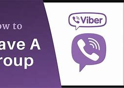 Image result for How to Leave Viber Group
