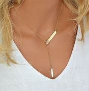 Image result for Gold Y Necklace